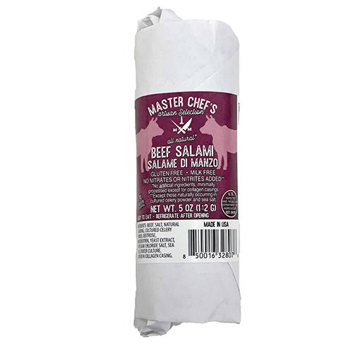 Master Chef Beef Salami, 5 oz [Refrigerate After Opening] food.big